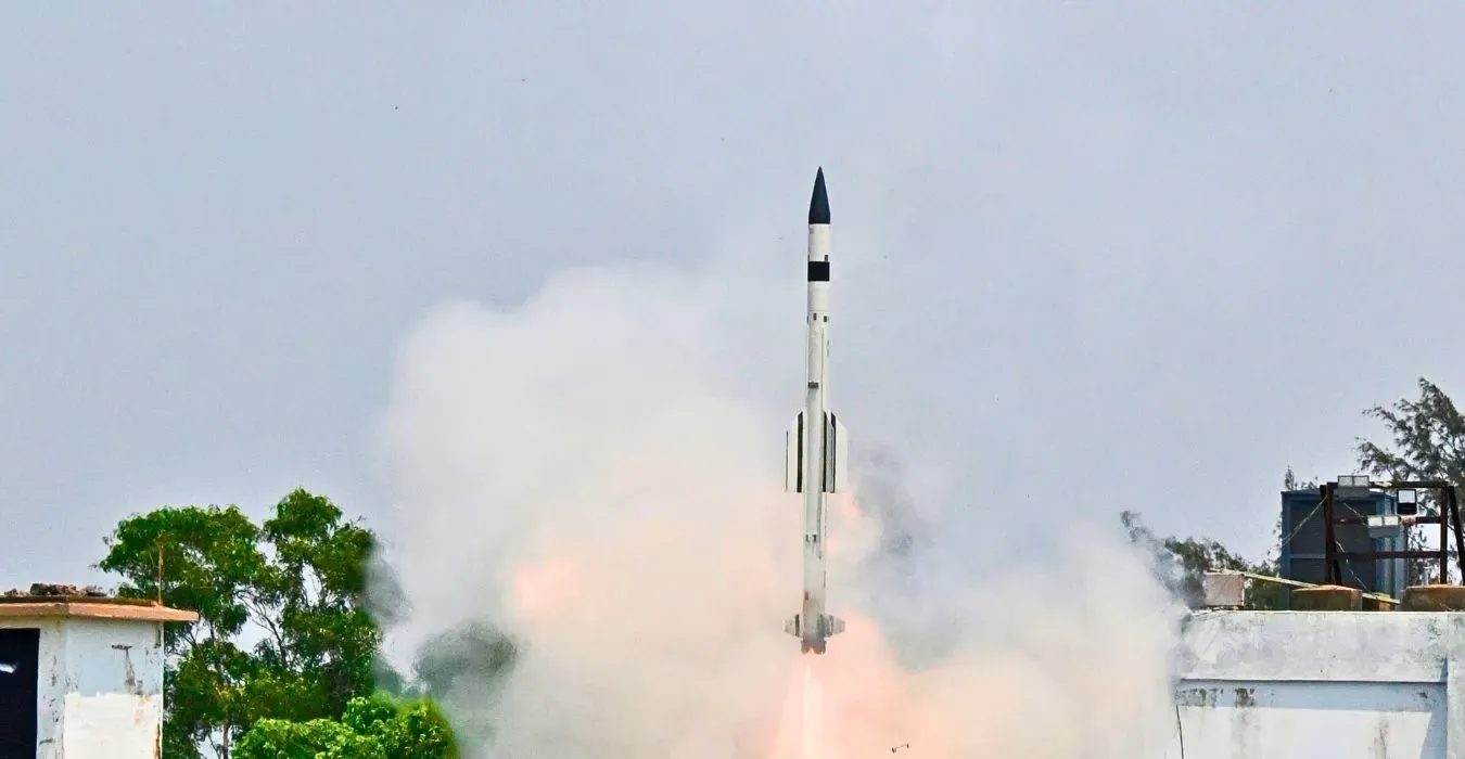 DRDO successfully test-fired vertically launched SAM for Indian Navy 